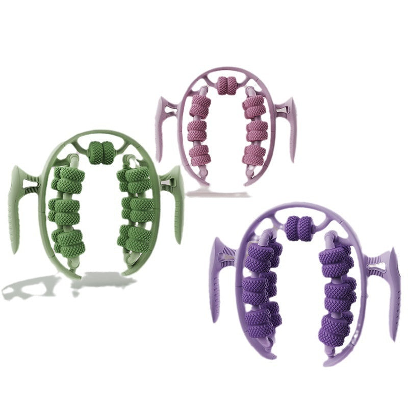 Yoga wheel circular leg roller