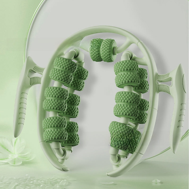 Yoga wheel circular leg roller