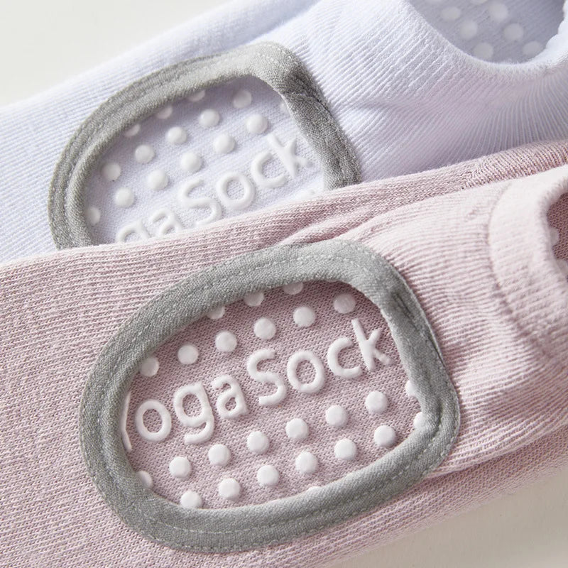 1/8 Pairs Indoor Sports Yoga Pilates Anti Slip Wear Resistant Sports Socks Floor Fitness Dance Shock Absorbent Pure Cotton Socks